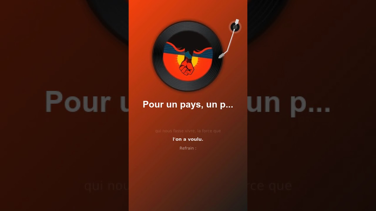 Pour un pays, un peuple, un destin commun - 6 - (Reggae, strong)