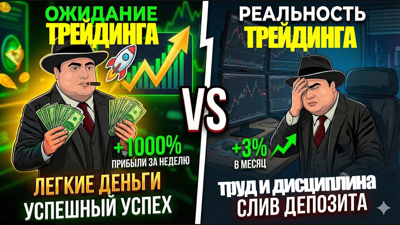 Трейдинг для новичков: 3 суровых реальности (Обучение с нуля)
