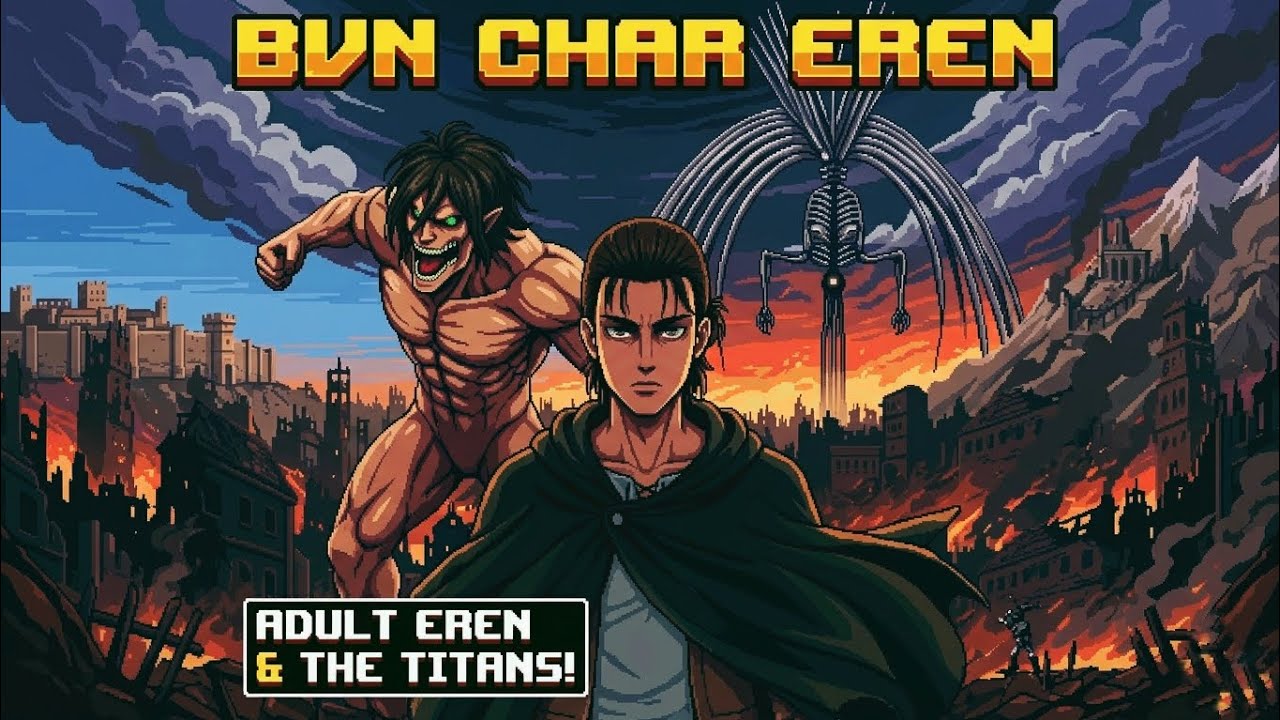 BVN Char Eren S4 ☠️‼️| Bleach VS Naruto Mugen 
