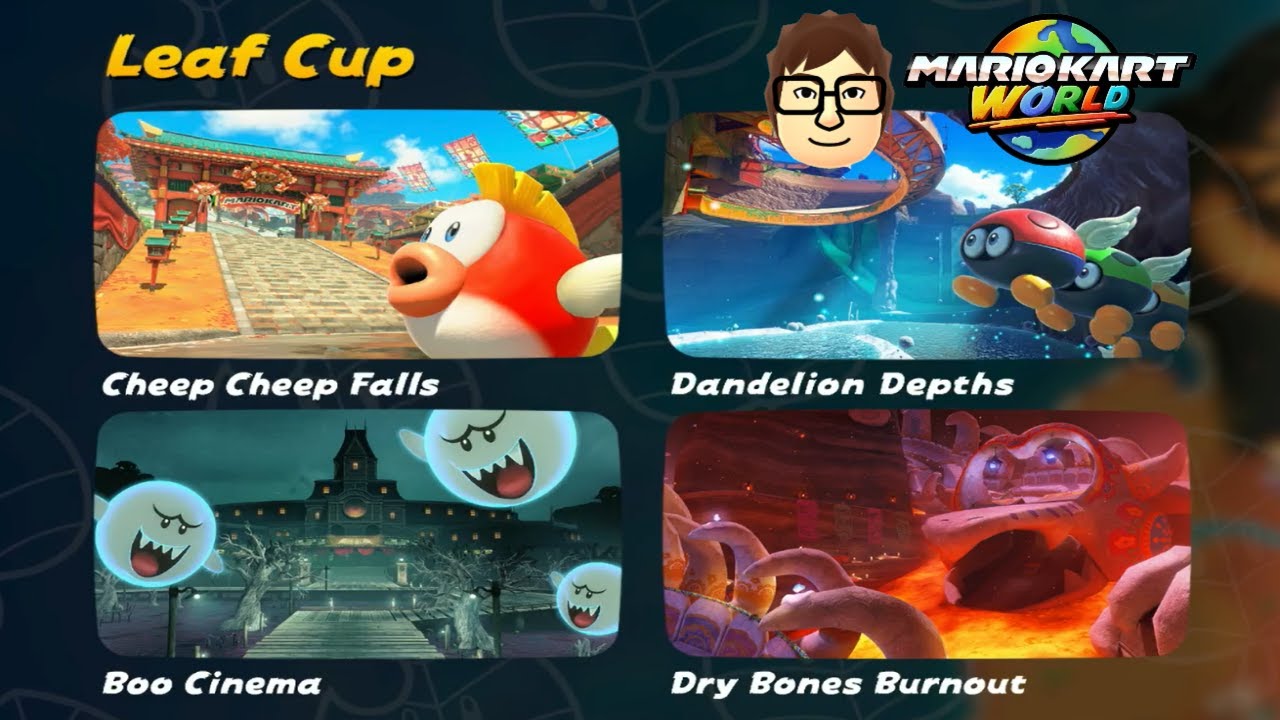 Mario Kart World BLIND Playthrough! (Leaf Cup)