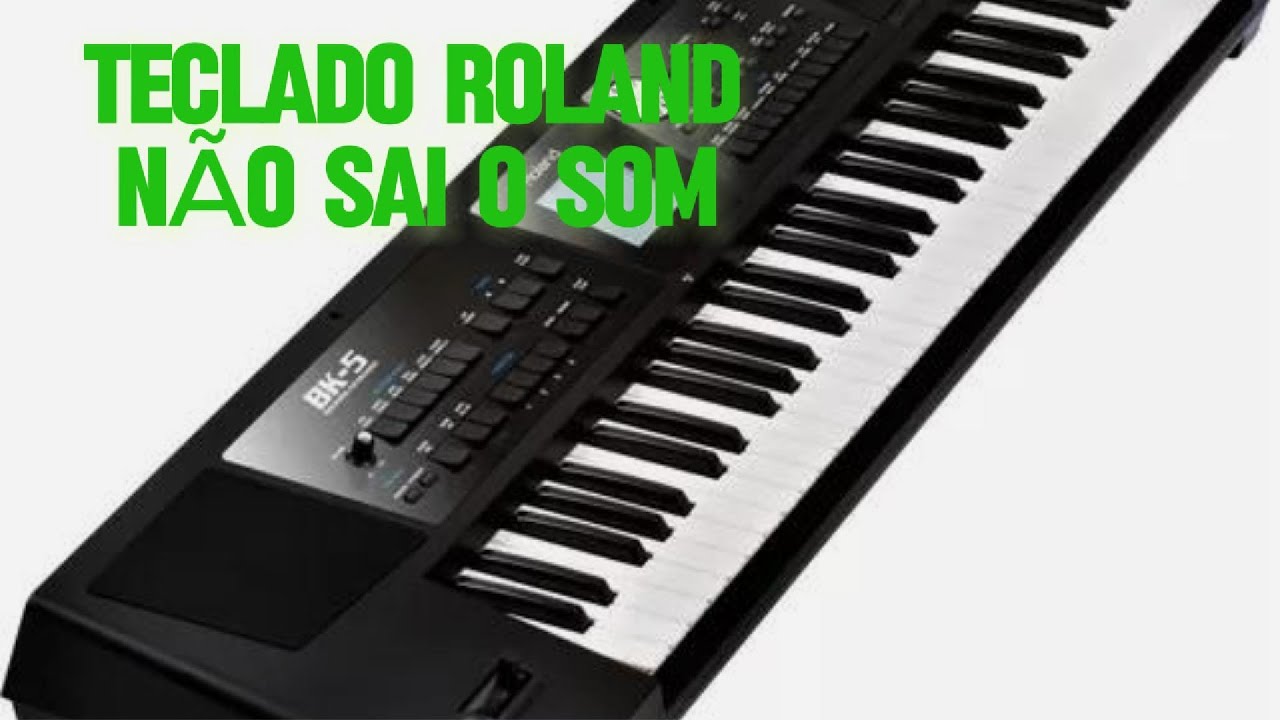 Teclado Roland não sai o som, resolvido!