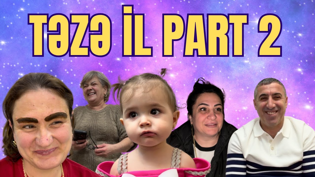 YENİ İL GECƏMİZ🥰 MAMANI SALONA APARDIM QAŞLARIN DÜZƏLTDİK | 😍GECƏ ATEŞ-FƏŞANLIQ OLDU MAMA YIXILDI🤣