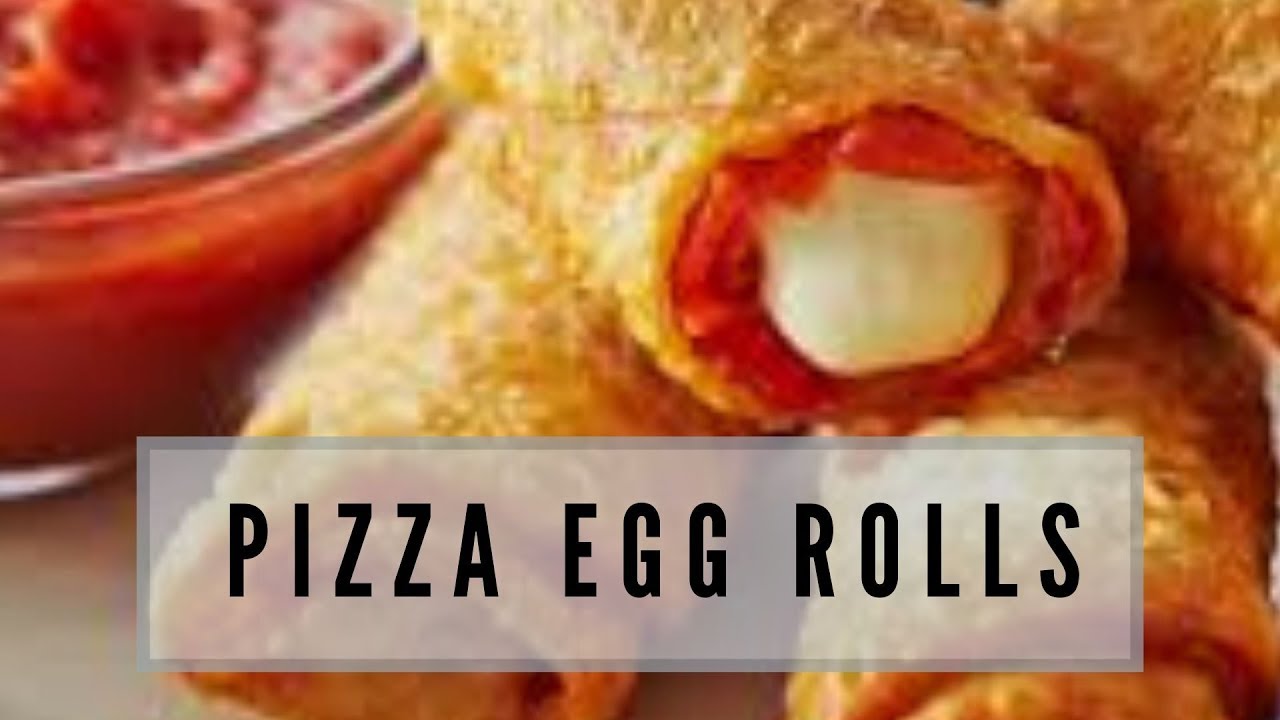 Pizza Egg Rolls  🍕  How to Make Homemade Pizza Rolls