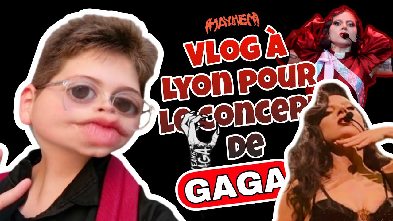 Vlog à Lyon pour le concert de GaGa🖤 (le concert est incroyable)