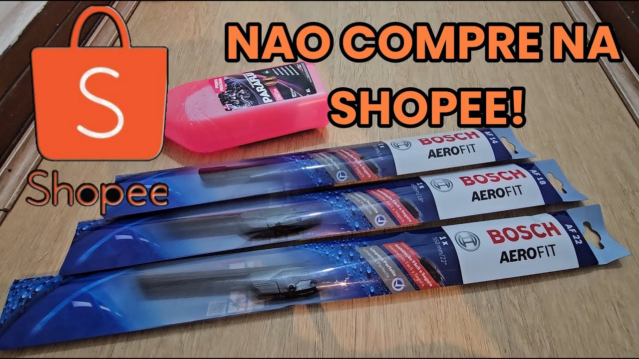 ⚠️ NÃO COMPRE na Shopee! Palheta Bosch Aerofit FALSA é Risco Real – Veja Como Reconhecer a Original!