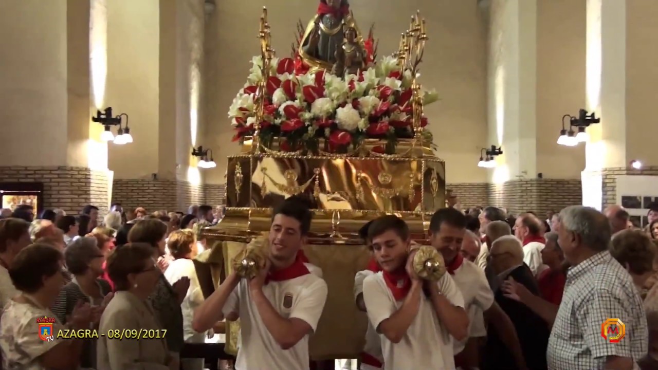Tv Azagra - 08/09/2017 - Fiestas - Procesión y Misa