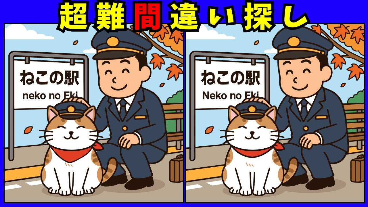 🧠脳トレ間違い探しクイズ🧓【日常の温かいシーン特集】🌸心あたたまる間違い探し💡頭の体操にぴったり！