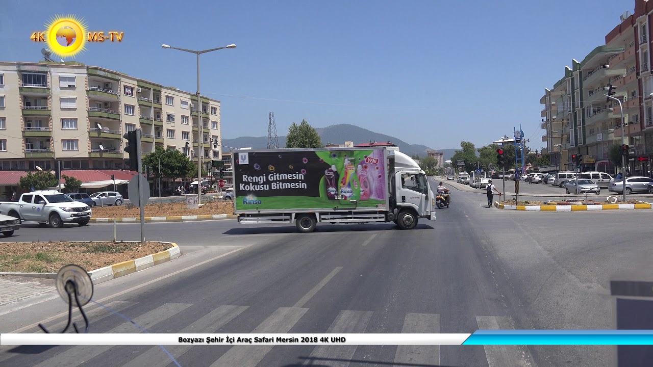 Bozyazı Şehir İçi Araç Safari Mersin 2018 4K UHD