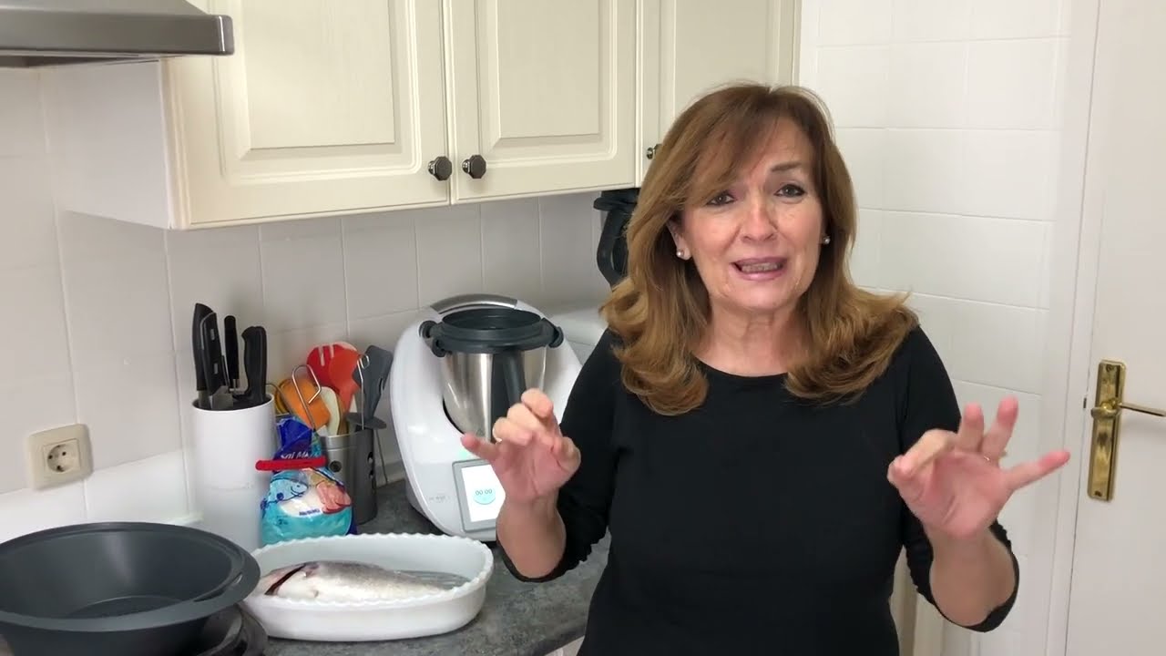 Dorada a la sal con thermomix/ Justa Molina                          #JustaMolina #cocinandoconJusta