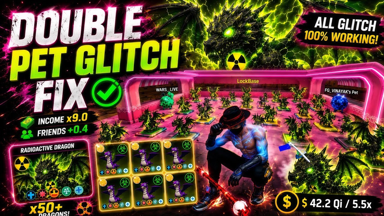 Steal a pet New pet All😱glitch working🤯double pet glitch #freefire#fullvideo 