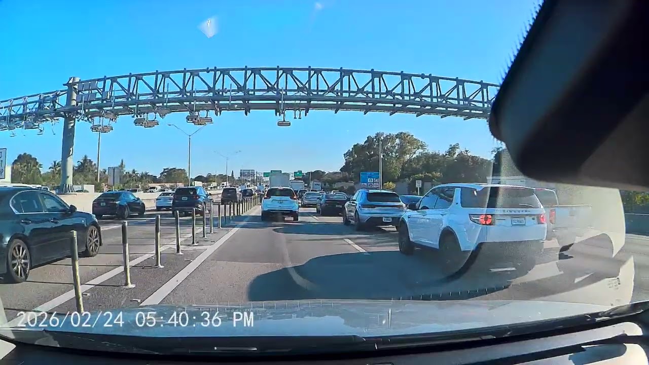 Dashcam Captures the Most UNHINGED Highway Moment of the Year