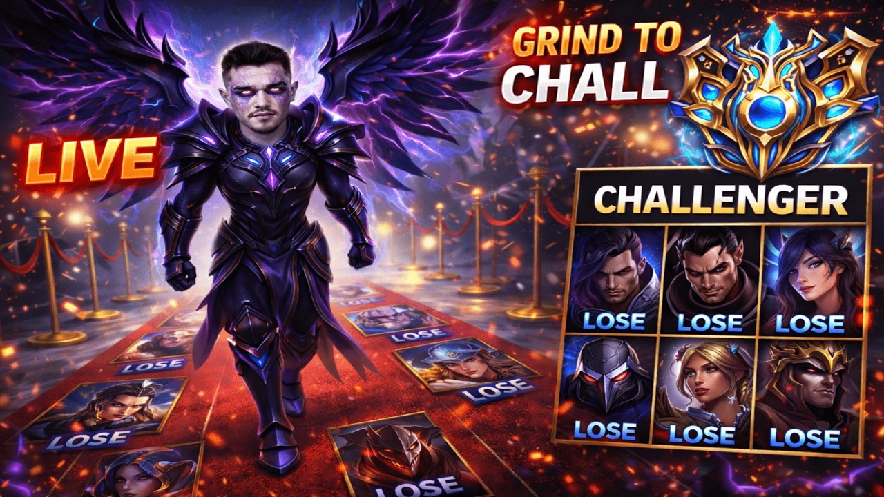 🔴 LIVE  League of Legends - grind spre chall inca cateva lp uri si ajungem