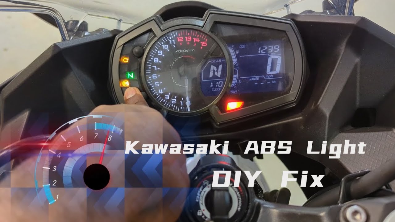 Kawasaki ABS Light ON - DIY Fix