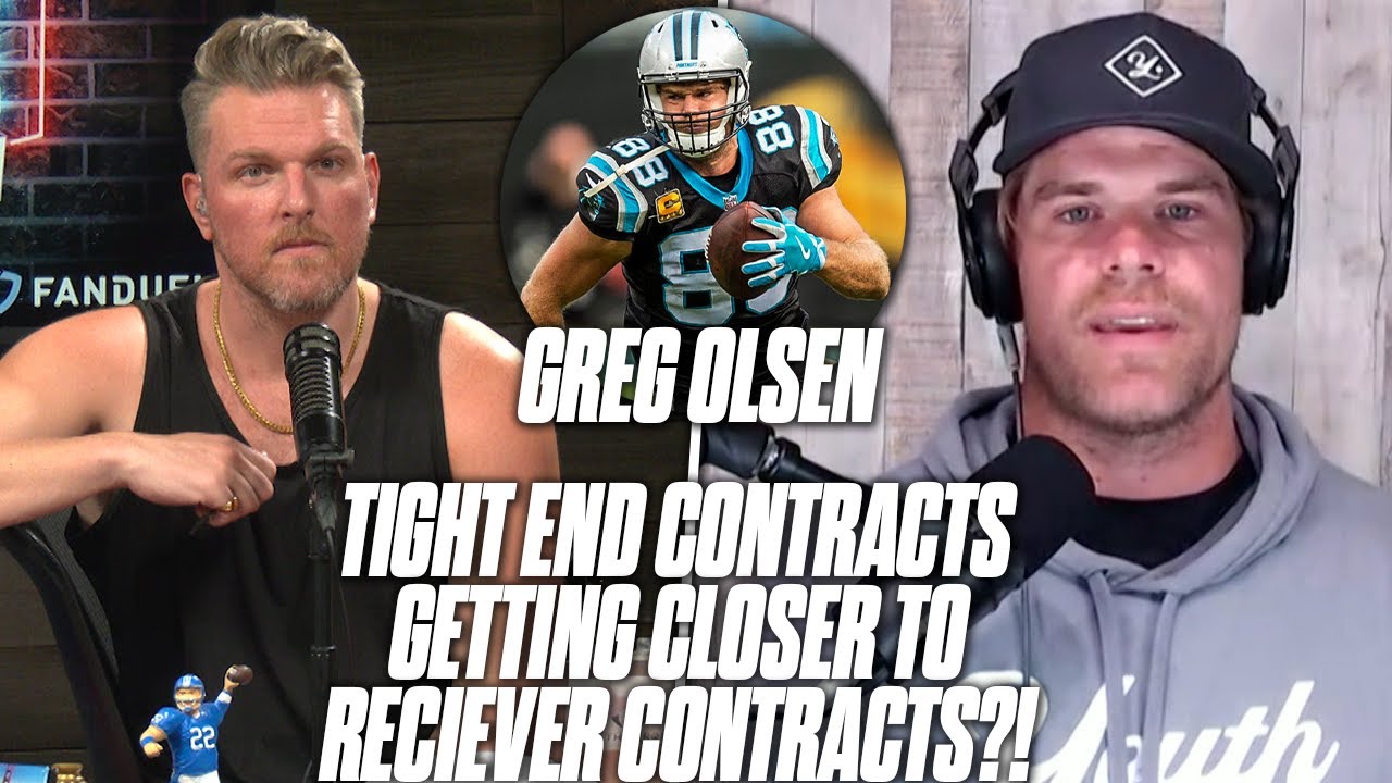 Greg Olsen Tells Pat McAfee How Tight End U Has Changed TE Contracts