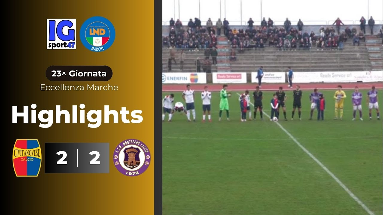 Civitanovese-Montefano 2-2 (Eccellenza Marche)