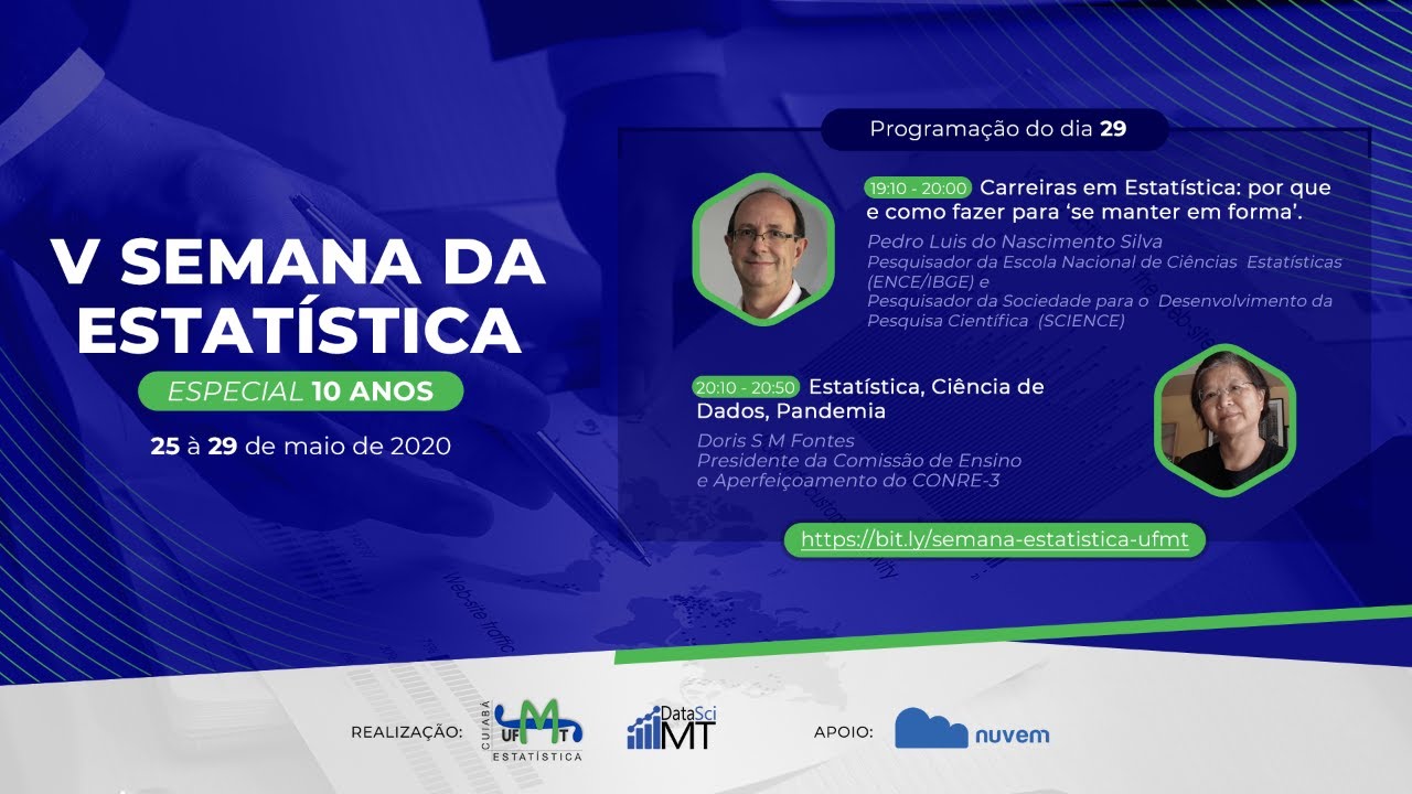 V Semana da Estatística - 10 Anos de Curso (Dia #5)