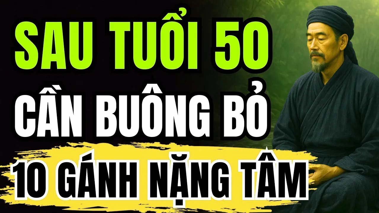 Từ tuổi 50 trở đi – Hãy buông xuống 10 gánh nặng trong lòng để sống thảnh thơi hạnh phúc!