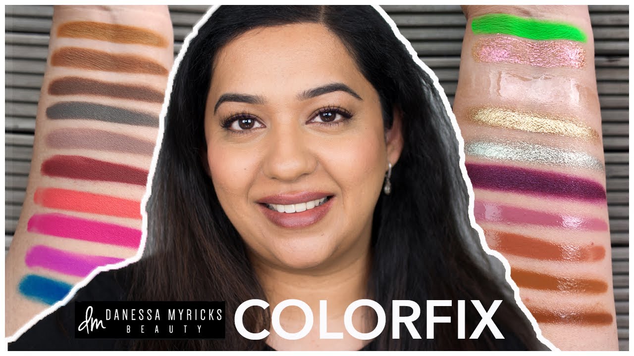 Danessa Myricks Colorfix Swatches - 20 new shades | Indian Skintone