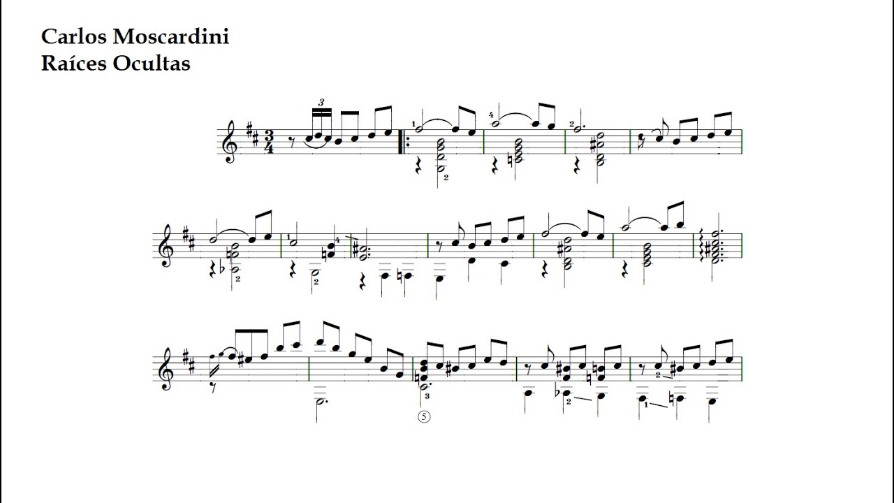Carlos Moscardini. Raíces Ocultas