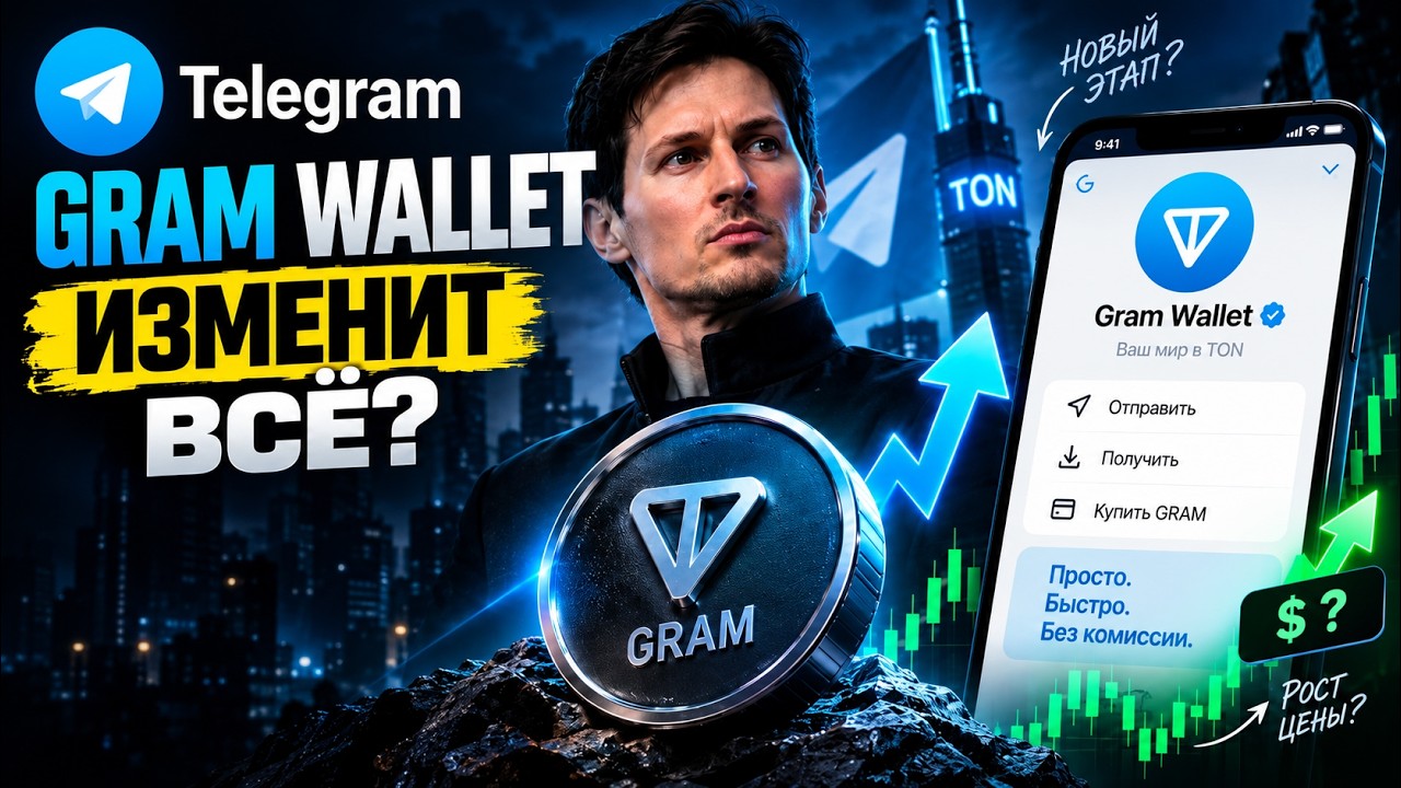Новый Кошелёк Telegram | Прогноз Цены GRAM