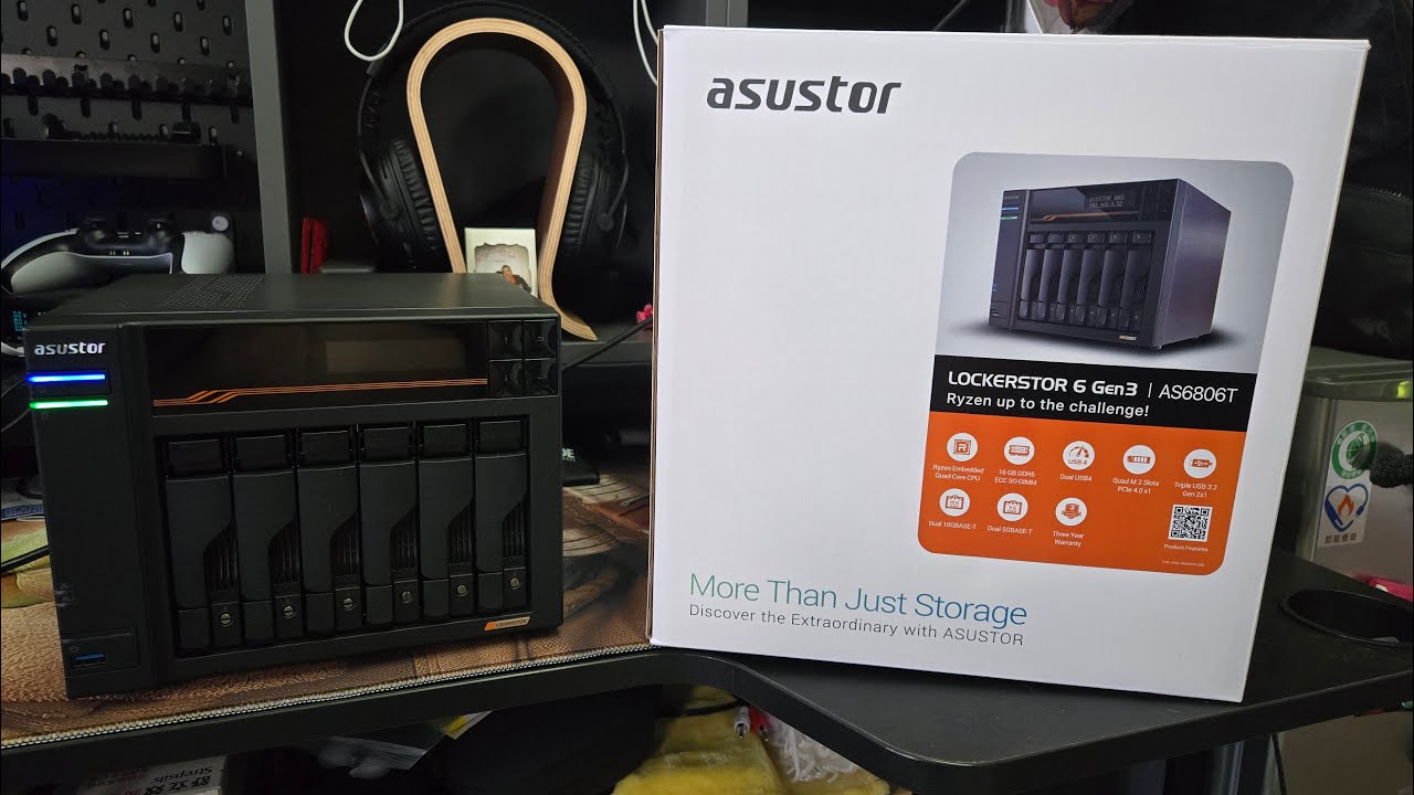 First Look - Asustor Lockerstor 6 Gen 3 AS6806T -  Unboxing & Setup