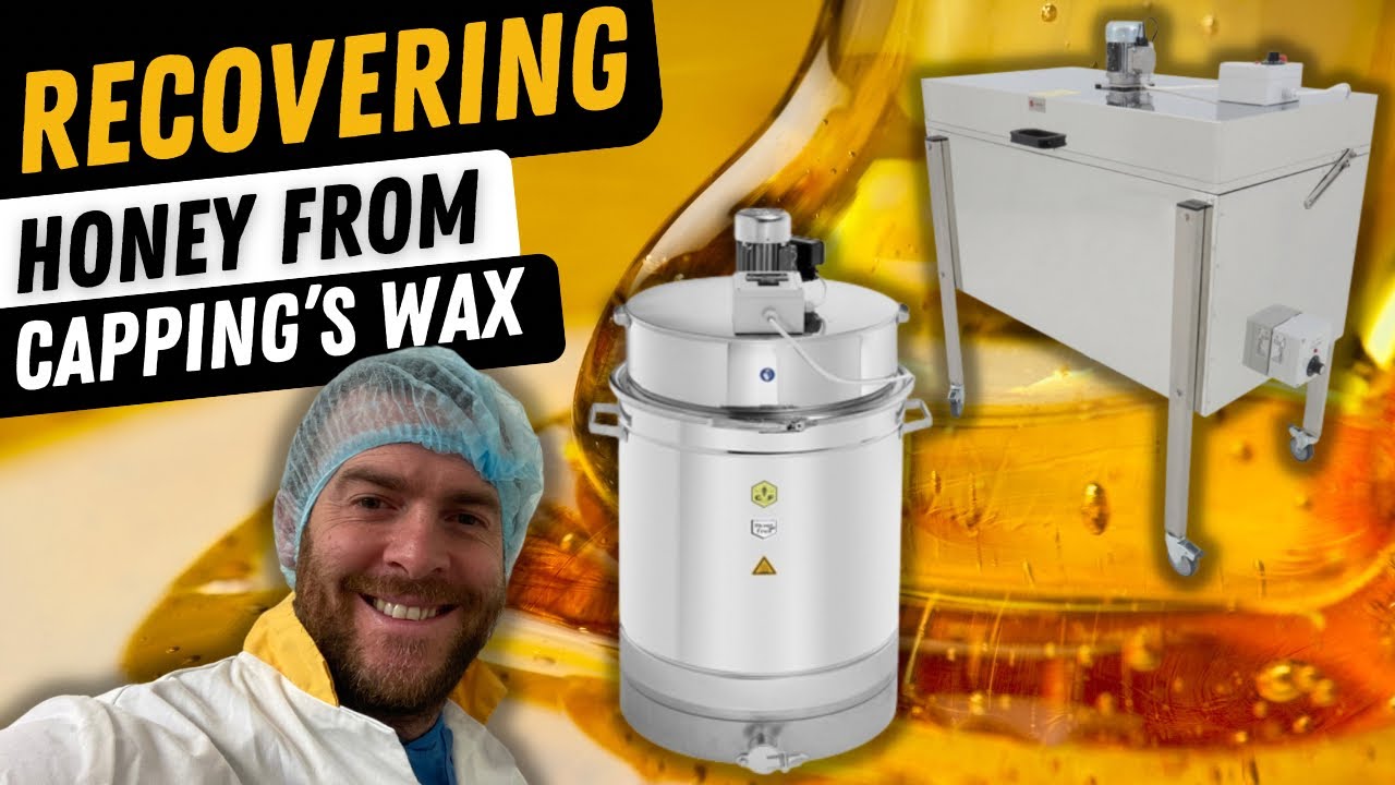 Api melter Recovering Honey From Beeswax Cappings.