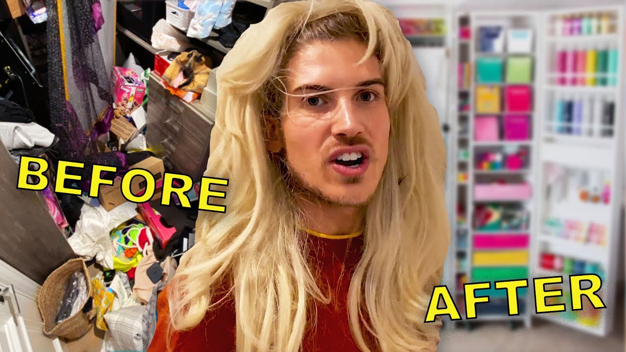 Organize My Hoarding Closet #WithMe!