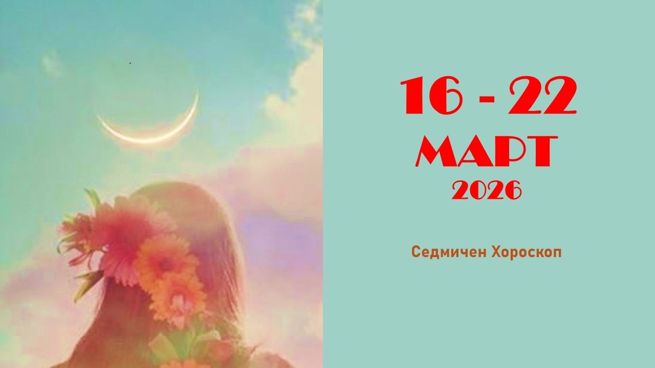 16 - 22 МАРТ 2026: Новолуние в Риби, Меркурий директен : Седмична астрологична прогноза