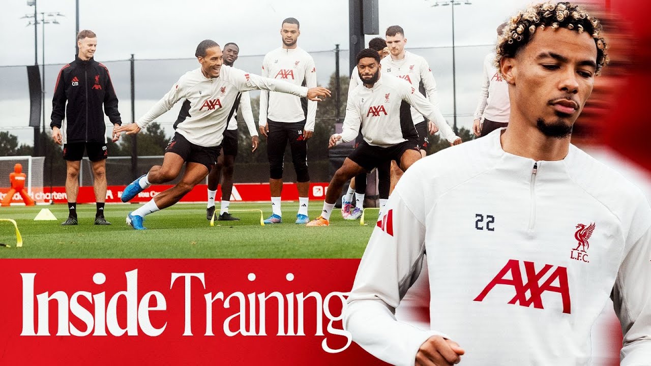 Inside Training: Final preparations ahead of Merseyside derby.