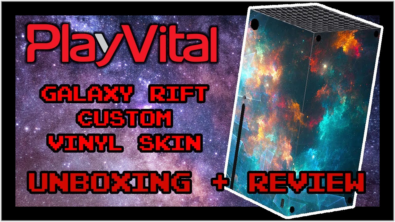 PlayVital Galaxy Rift Custom Vinyl Skin Review and Unboxing