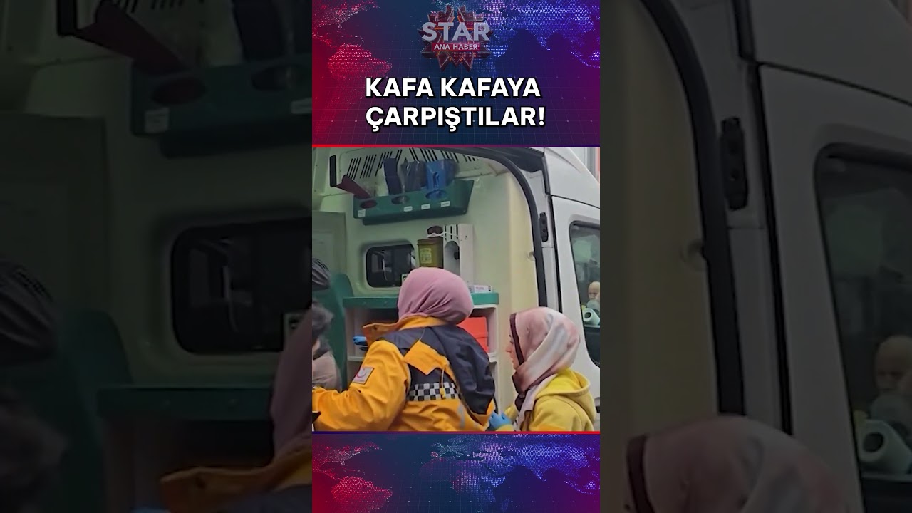 İETT Otobüsleri Kafa Kafaya Çarpıştı! Feci Kaza Kamerada 