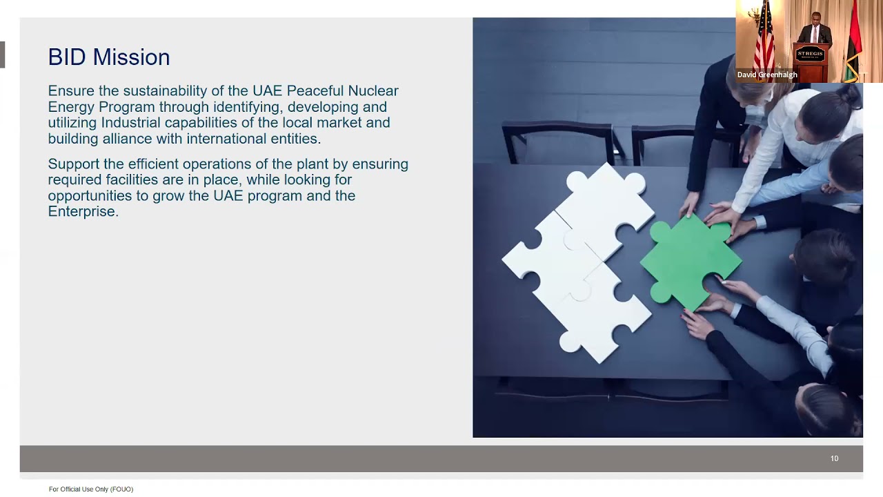 Business Roundtable Discussion with Emirates Nuclear Energy Corporation