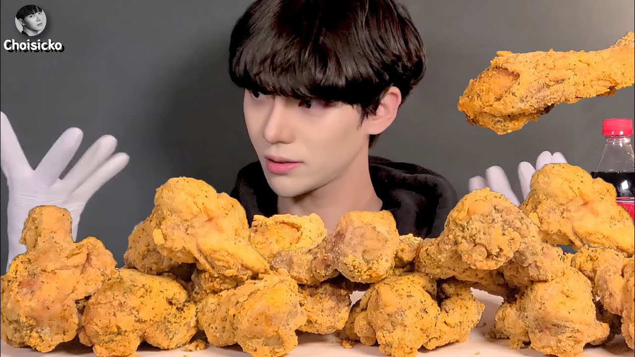 SUB)BHC 뿌링클 닭다리 먹방 ASMR MUKBANG 치킨 Sweet Chicken eatingshow 리얼사운드 Korean eatingshow チキン pollo ไก่ทอด