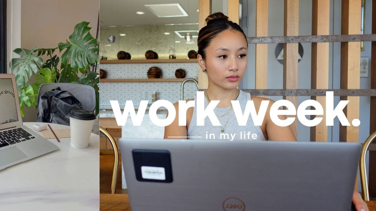 WORK WEEK IN MY LIFE | 9-5 productive vlog + CAREER TRANSITION to UI/UX design