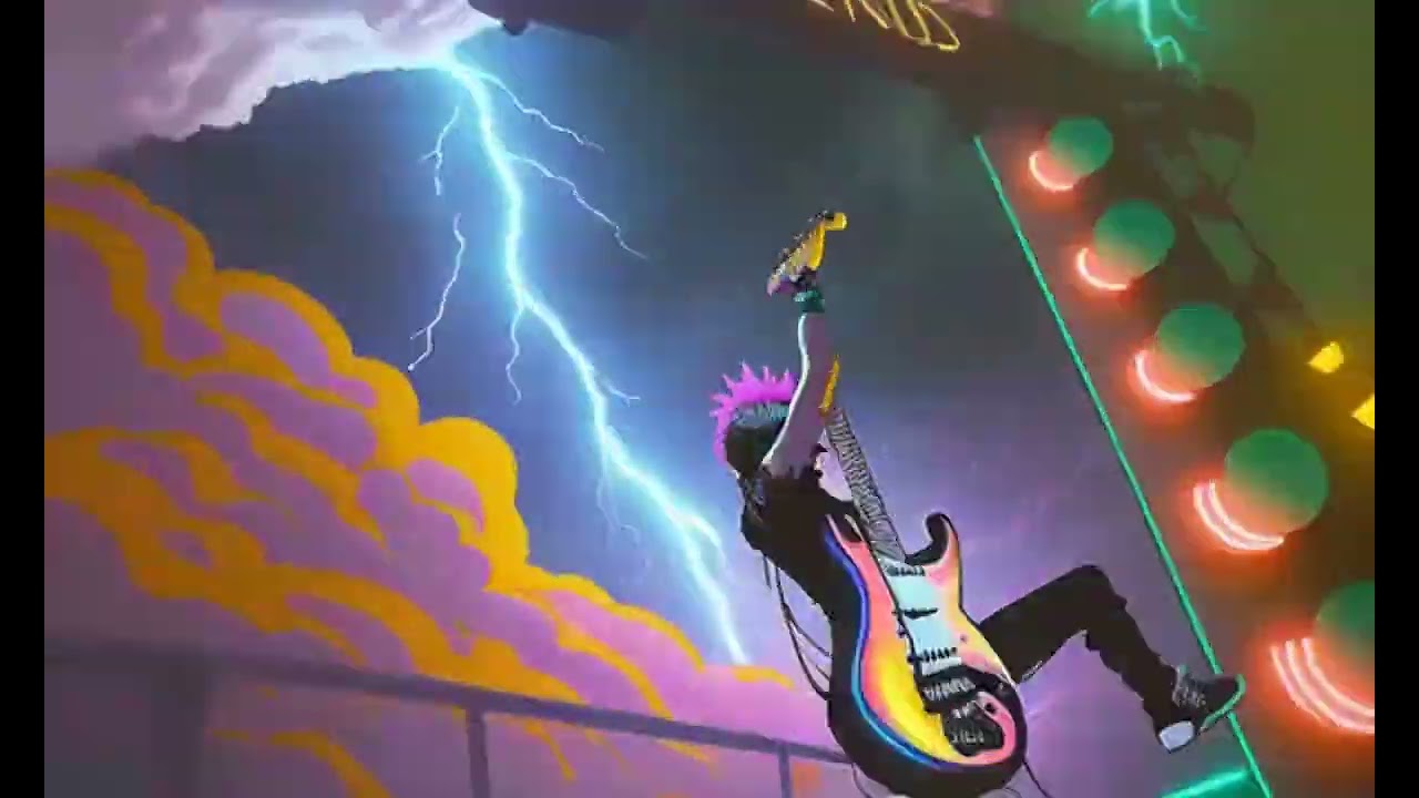 &ldquo;Neon rock&rdquo; visualization by SIPHACLEESE