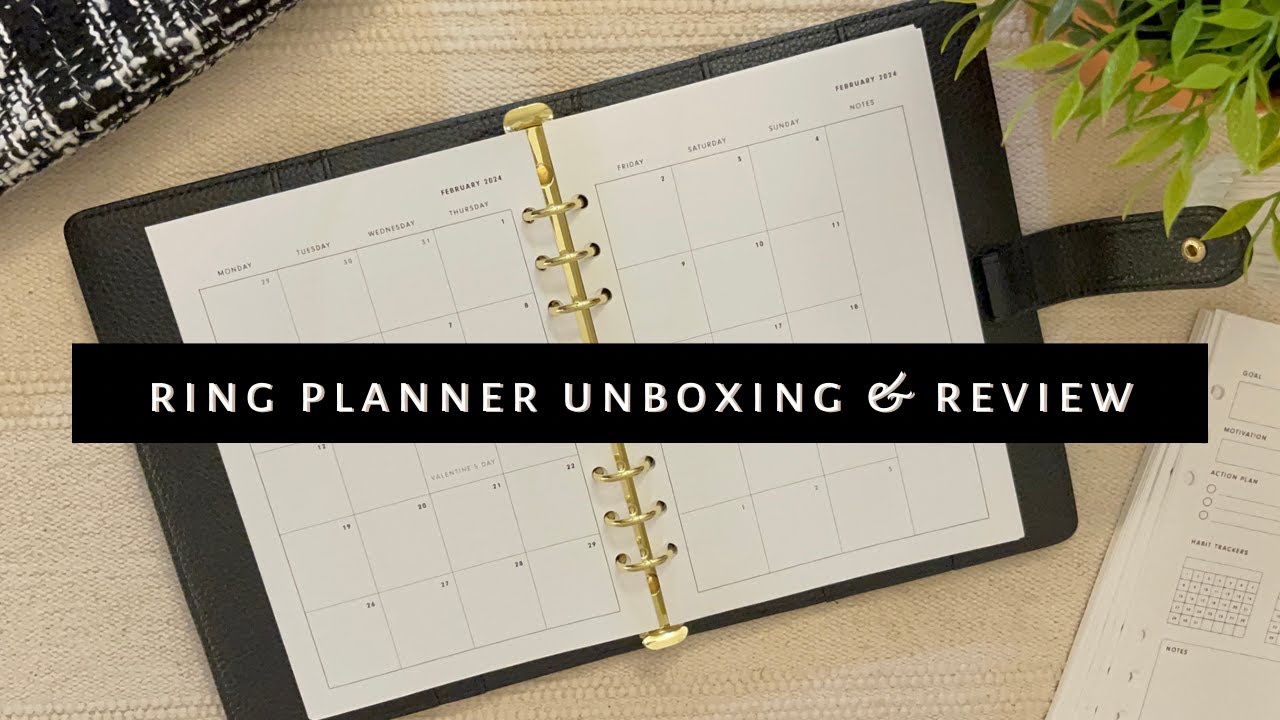My 2024 Ring Planner | Stil Classics Planner | 2024 Planner India | Sanjana Raj
