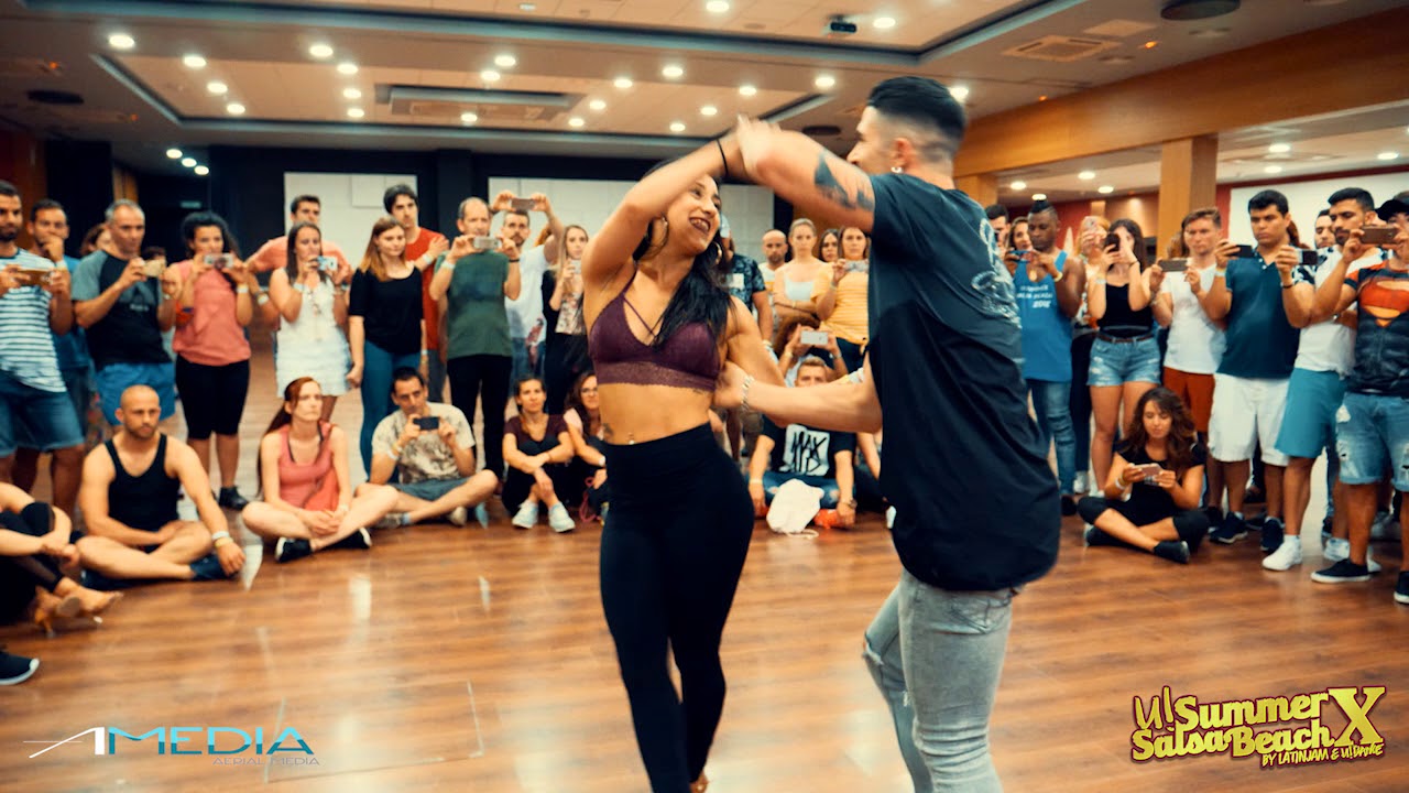 KIKE Y NAHIR en Usummer Salsa Beach X by Latinjam y Udance