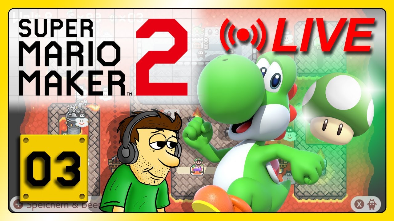 🔴 SUPER MARIO MAKER 2 ONLINE [Ep.03] 🧱 Trisomat - Welt 8 und idyllische Landschaften bei D!0N
