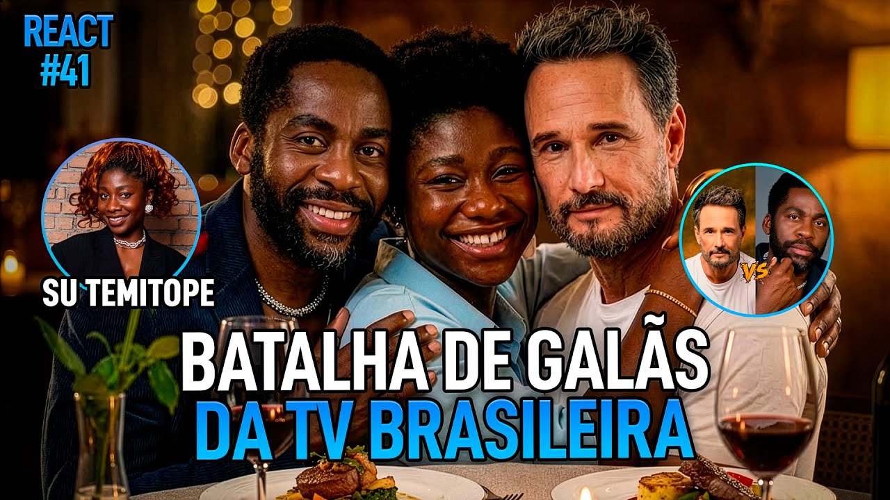 #REACT #41 | NIGERIANA REAGE AOS FAMOSOS GAL&Atilde;S DA TV BRASILEIRA FT. SU TEMITOPE | #ACHISMOS
