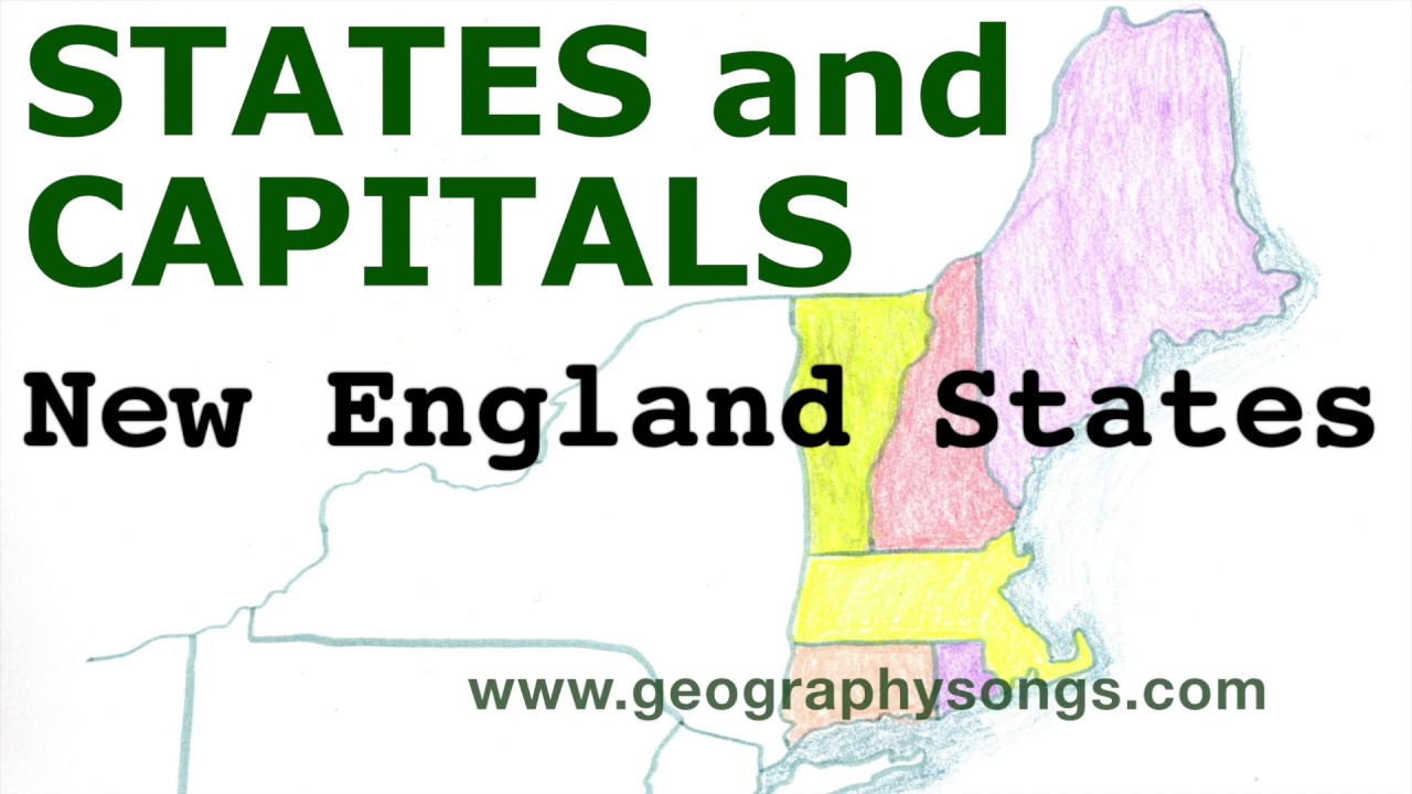Memorize US States and Capitals, New England States