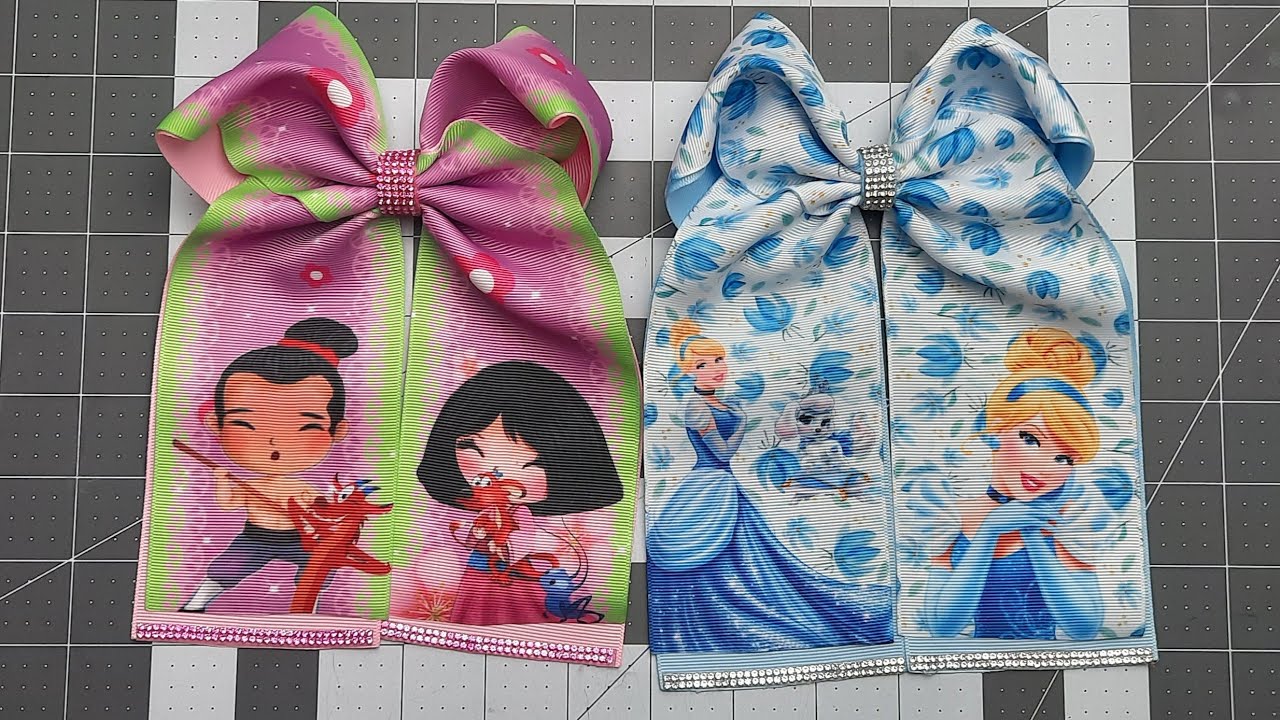 Como hacer moños/Moño coletero/Cheerleader bow/Moño porrista/Moño coletero doble/Moños para niñas.