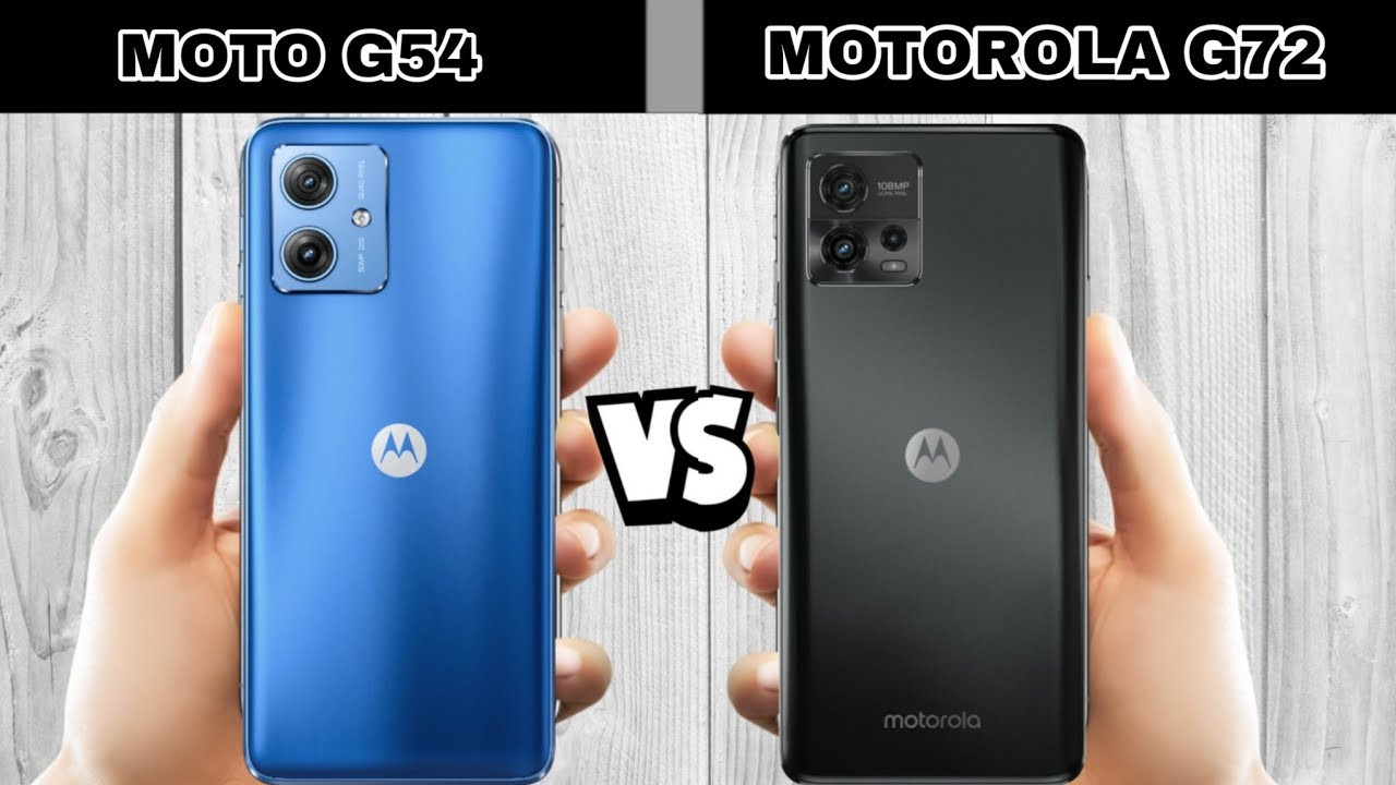 moto g54 vs motorola g72 full comparison.