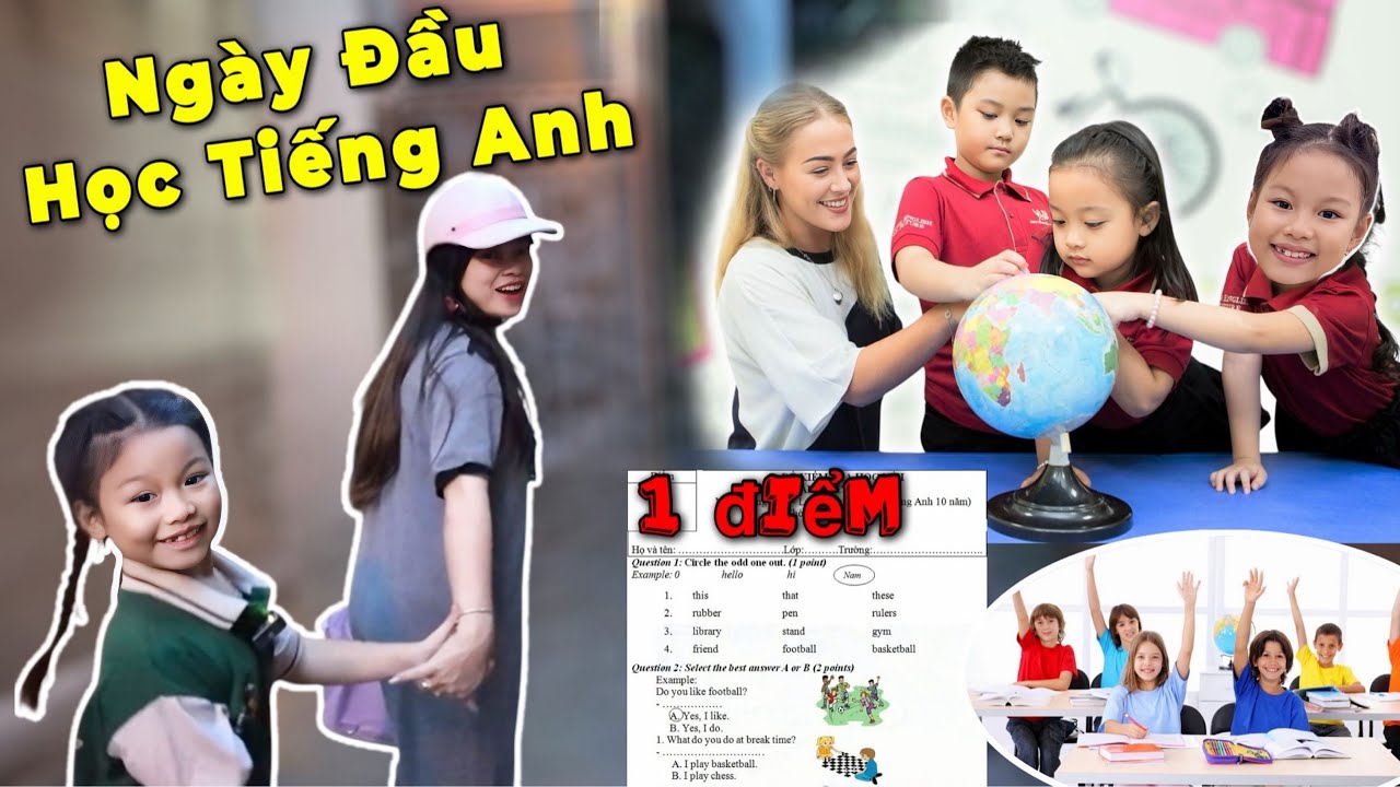 Ngày Đầu Tiên Học Tiếng Anh Của Quỳnh Nhi