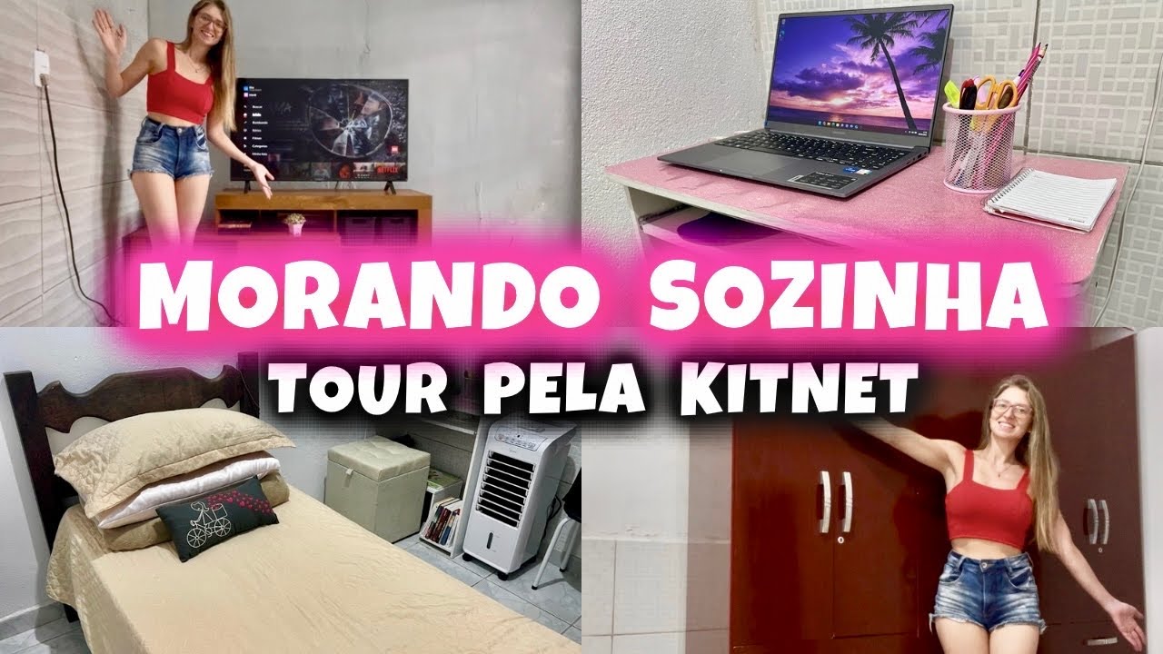 Tour pela minha kitnet 🏠❤️✨