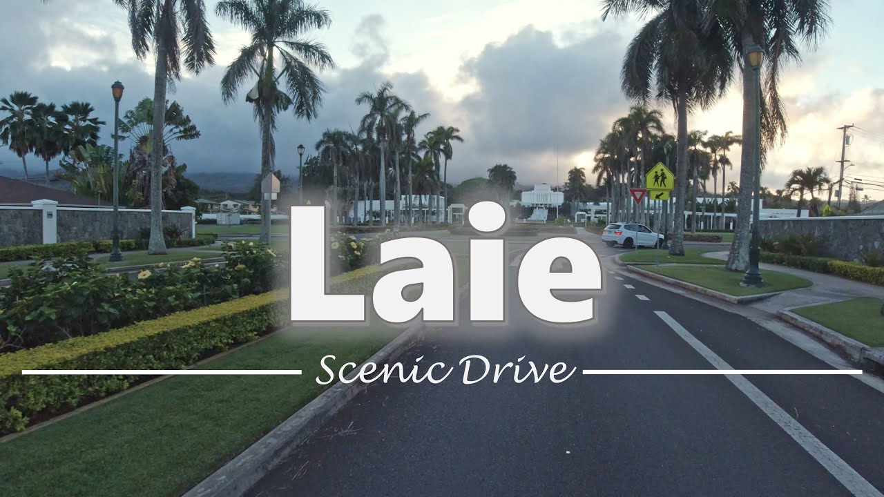 Driving in Laie, Hawaii - 4K60fps