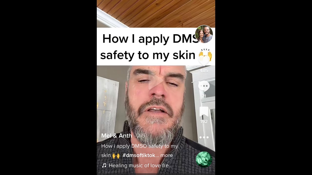 How I Apply DMSO safely to my skin