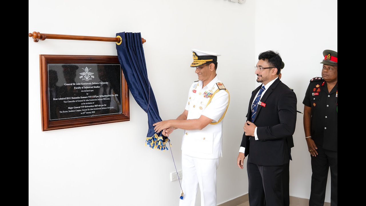 Opening of the Faculty of Industrial Studies: A New Academic Milestone at KDU