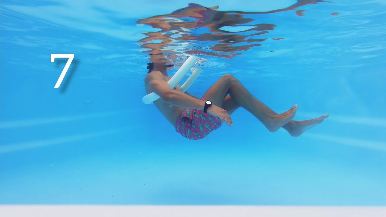 AQUAGYM ABDOMINAUX TRAVAILLES SANS COURBATURES GRÂCE AUX HYDRO-MASSAGES DE L'EAU 😎