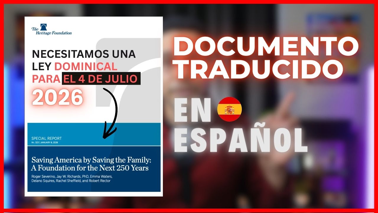 Que dice el Documento de la Familia y Ley Dominical para el 2026? Traducido al Espa&ntilde;ol - Clip