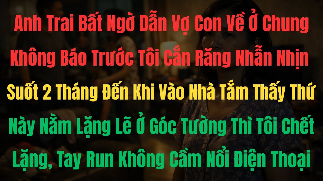 Bị Anh Trai Dọn Cả Nhà Vào Ở Khi Tôi Đi Công Tác – Sự Thật Phía Sau Khiến Tôi Lạnh Người